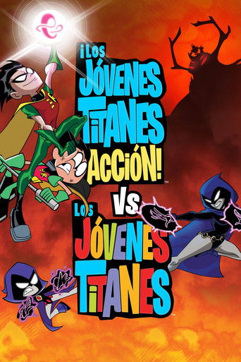 Póster de Los jóvenes titanes en acción vs. Los jóvenes titanes
