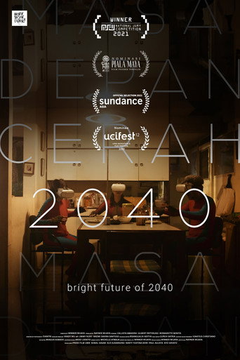 Póster de Masa Depan Cerah 2040