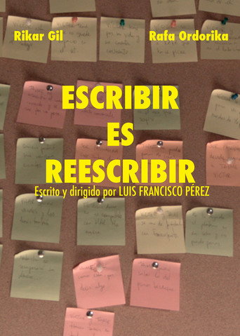 Póster de Escribir es Reescribir