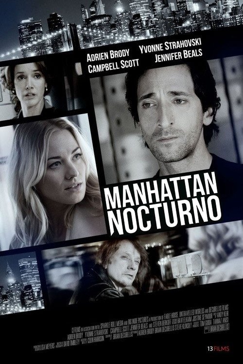 Póster de Manhattan en la oscuridad