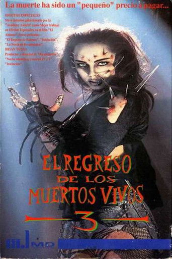 Póster de El Regreso de los Muertos Vivientes 3