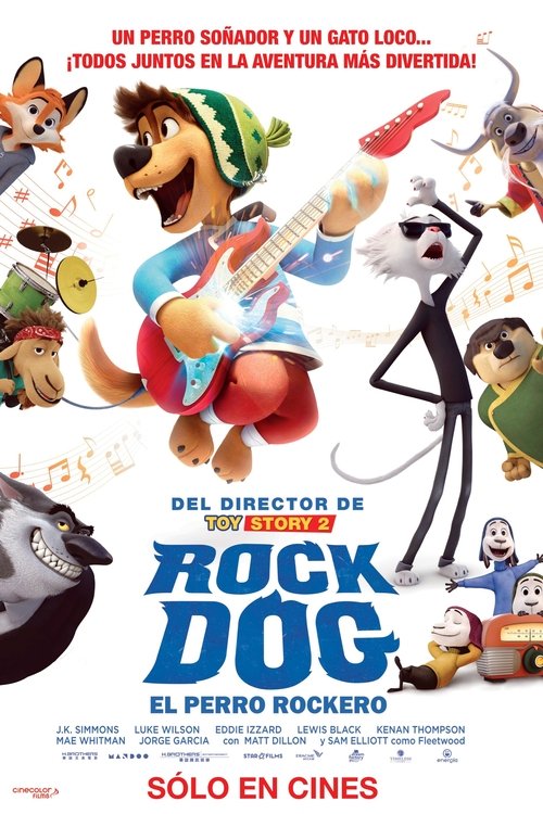 Póster de Rock Dog: El Perro Rockero