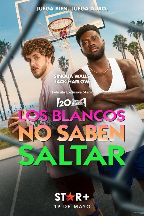 Póster de Los blancos no saben saltar