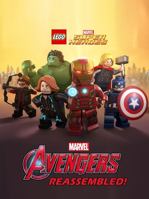 Póster de LEGO Marvel Super Héroes: Vengadores Reensamblados!