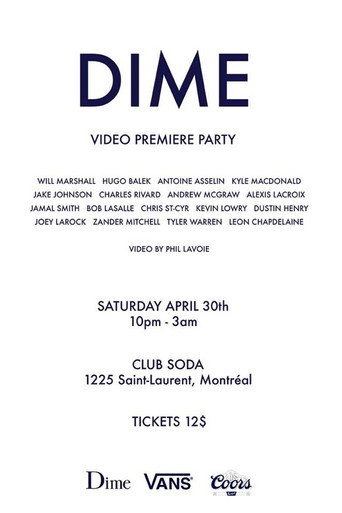 Póster de Dime - The Dime Video