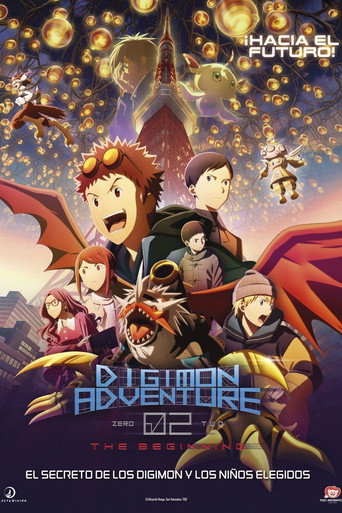 Póster de Digimon Adventure 02: El Comienzo