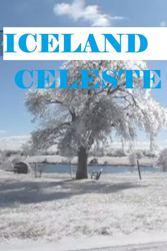 Póster de Iceland Celeste