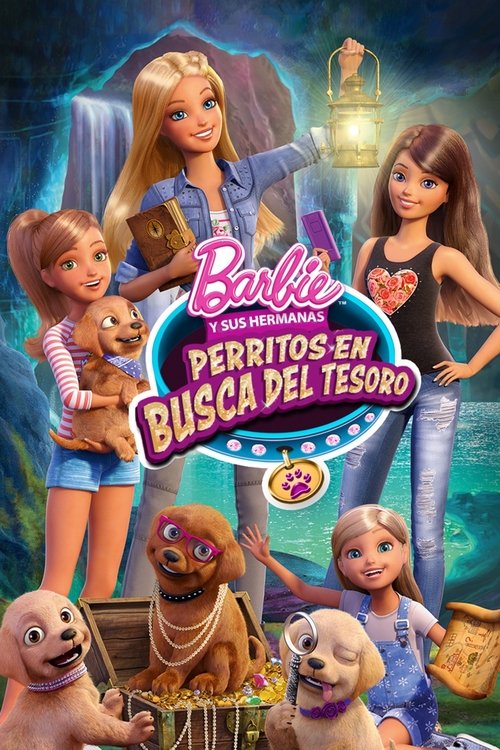 Póster de Barbie y sus Hermanas en una aventura de perritos