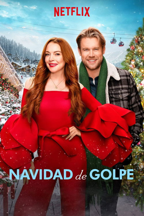 Póster de Navidad de golpe