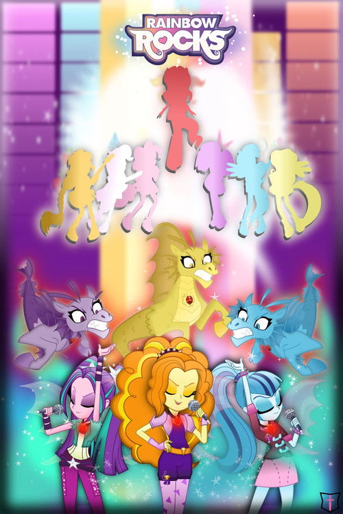 Póster de My Little Pony: Equestria Girls – Rainbow Rocks