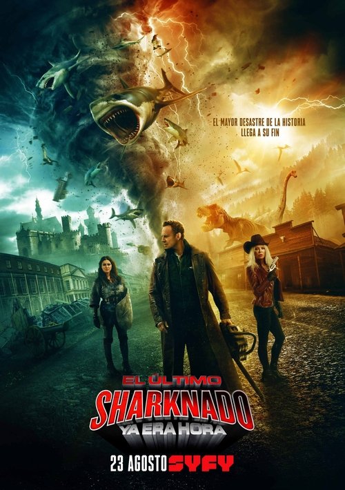 Póster de El último sharknado: Ya era hora