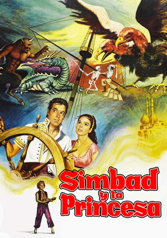 Póster de Simbad y la princesa