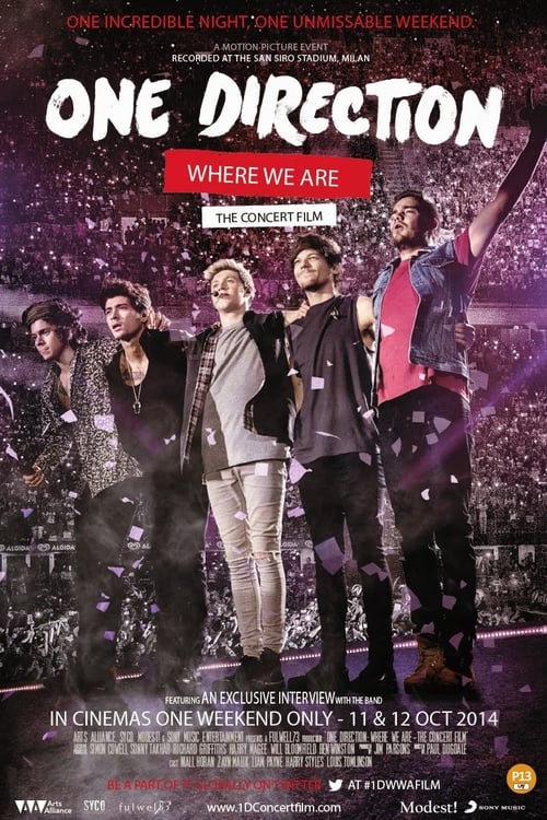 Póster de One Direction: Where We Are - The Concert Film