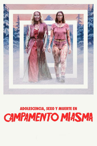 Póster de Adolescencia, Sexo y Muerte en Campamento Miasma