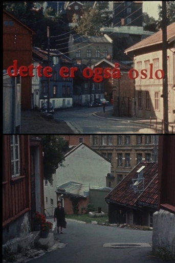 Póster de Oslofilm: Dette er også Oslo