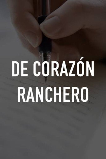 Póster de De corazón ranchero