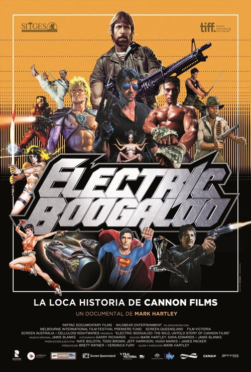Póster de Electric Boogaloo: The Wild, Untold Story of Cannon Films