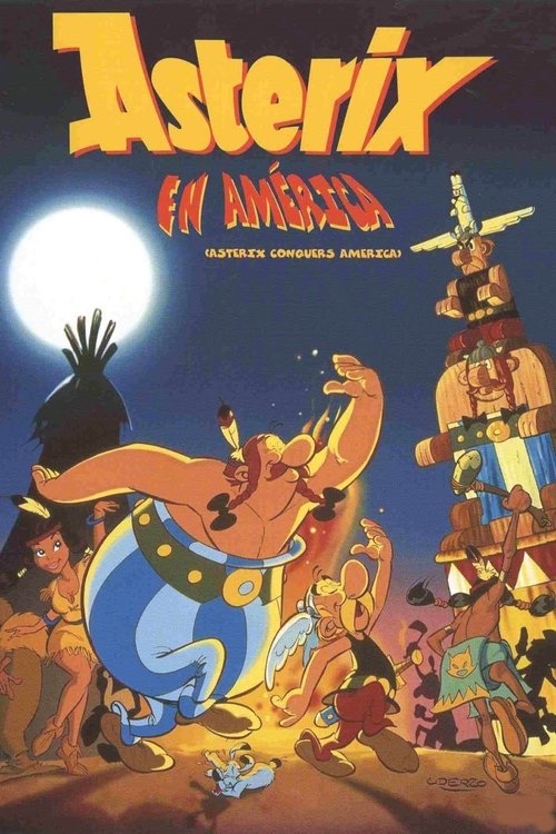 Póster de Astérix en América