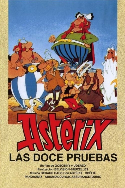 Póster de Las doce pruebas de Astérix