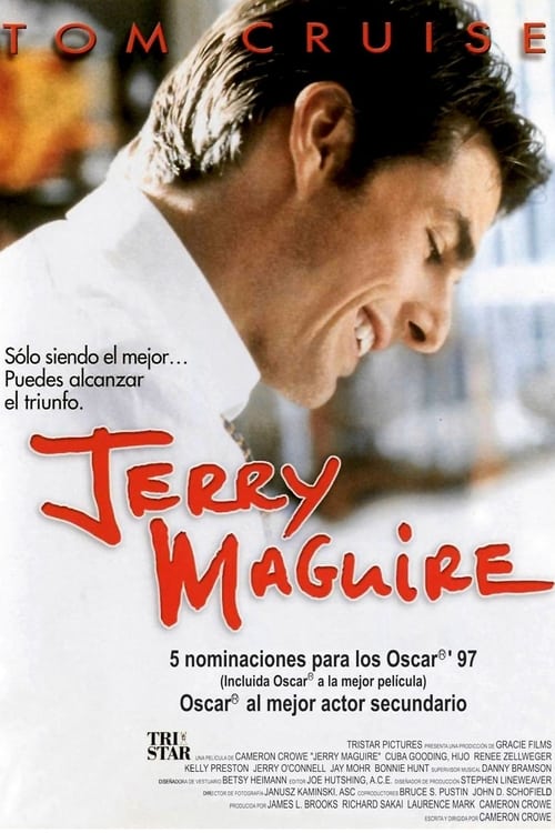 Póster de Jerry Maguire, seducción y desafío