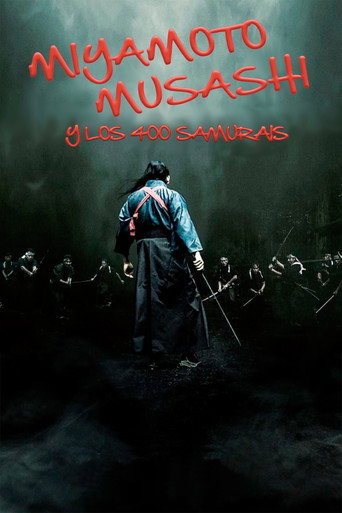 Póster de Miyamoto Musashi y los 400 Samurais