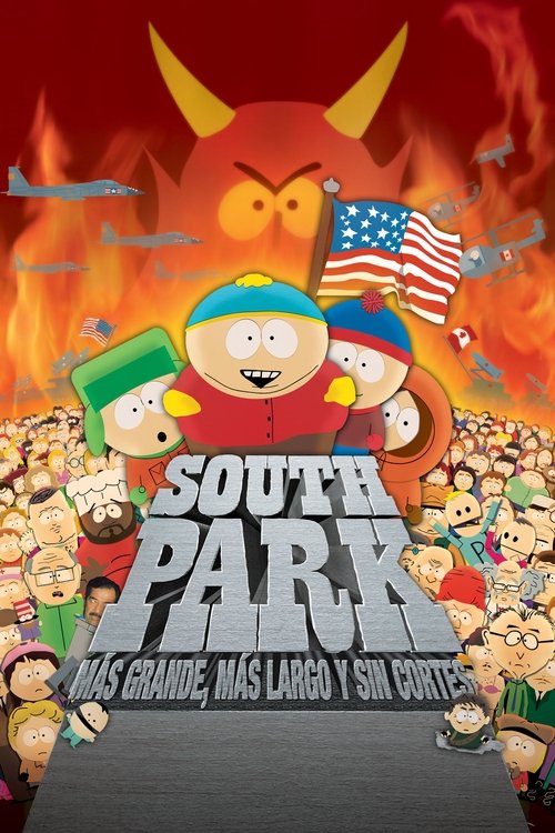 Póster de South Park. Más grande, más largo y sin cortes