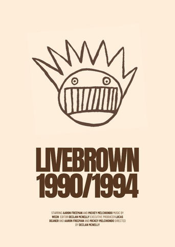 Póster de LIVEBROWN 1990/1994