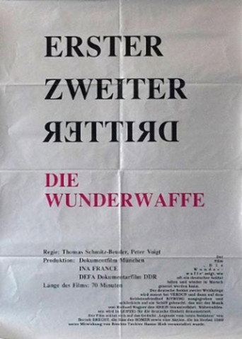 Póster de Die Wunderwaffe