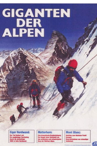 Póster de Giganten der Alpen "Montblanc,Eiger Nordwand,Matterhorn"