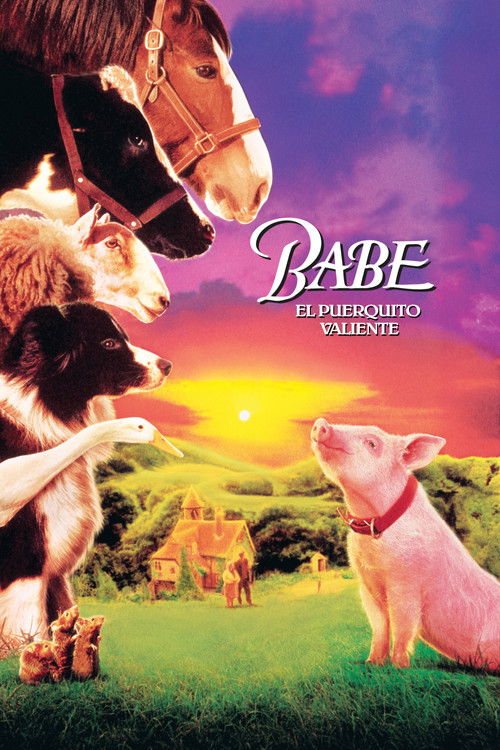 Póster de Babe, el puerquito valiente