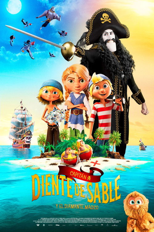 Póster de Capitán Diente de Sable y el diamante mágico