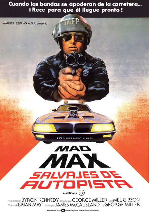Póster de Mad Max: Salvajes de Autopista