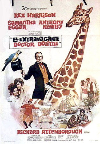Póster de El Extragante Doctor Dolittle