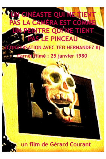 Póster de Un cinéaste qui ne tient pas la caméra est comme un peintre qui ne tient pas le pinceau (Conversation avec Teo Hernandez II)