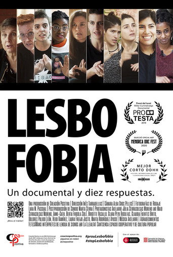 Póster de Lesbofòbia, un documental i deu respostes
