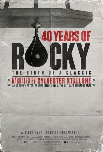 Póster de 40 años de Rocky: El nacimiento de un clásico