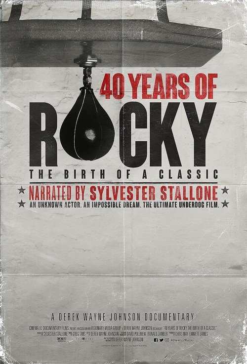 Póster de 40 años de Rocky: El nacimiento de un clásico