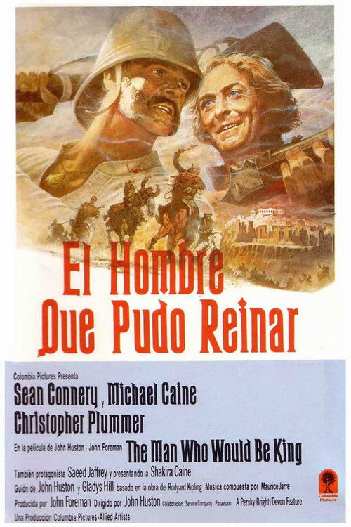 Póster de El hombre que sería Rey