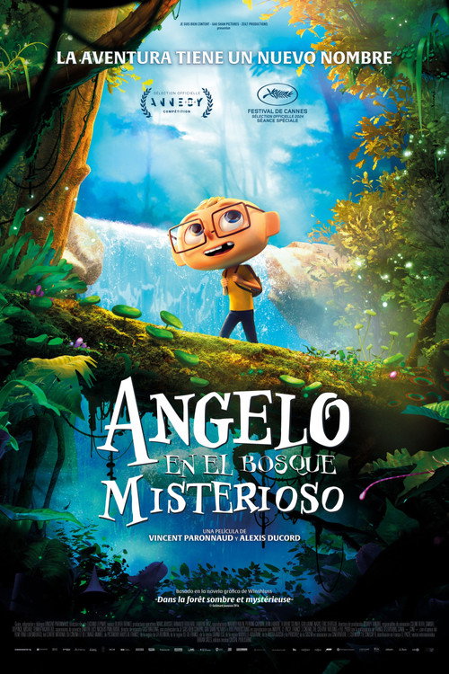 Póster de Angelo en el bosque mágico