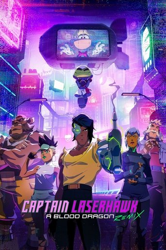 Póster de Capitán Laserhawk: Un remix de Blood Dragon