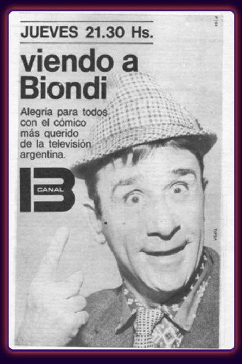 Póster de Viendo a Biondi