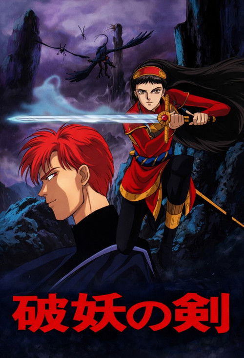 Póster de 破妖の剣 漆黒の魔性