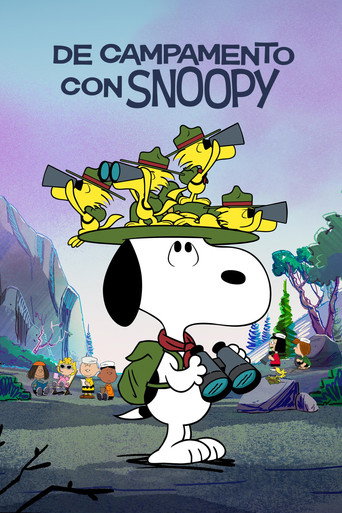 Póster de De campamento con Snoopy