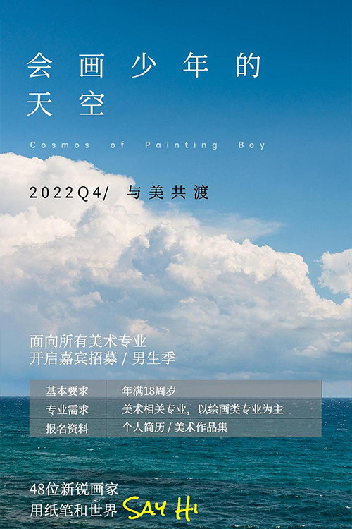 Póster de 会画少年的天空