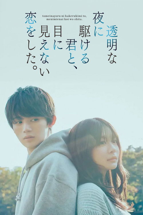 Póster de 透明な夜に駆ける君と、目に見えない恋をした。
