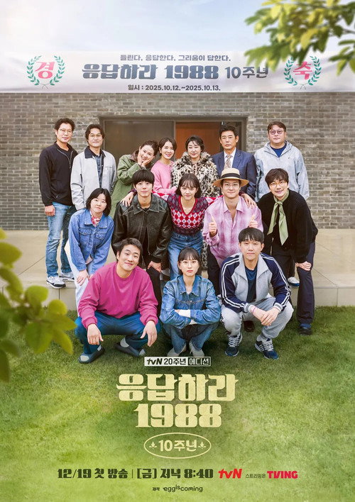 Póster de 응답하라 1988 10주년