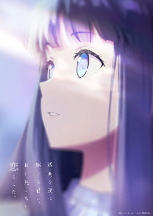Póster de 透明な夜に駆ける君と、目に見えない恋をした。