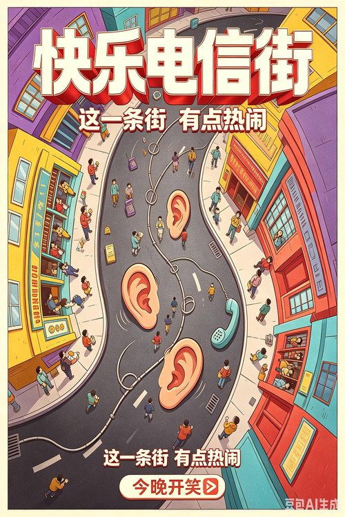 Póster de 快乐电信街