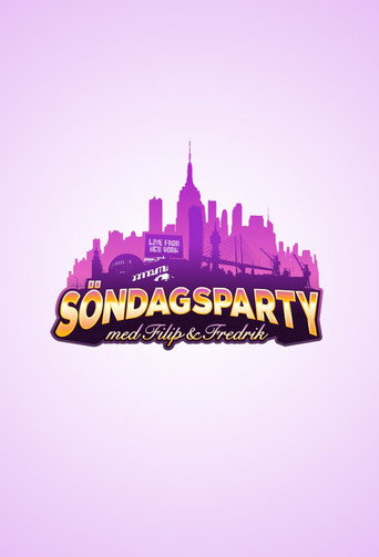 Póster de Söndagsparty med Filip & Fredrik