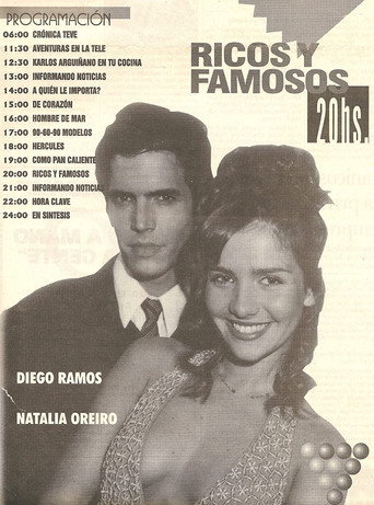 Póster de Ricos y Famosos